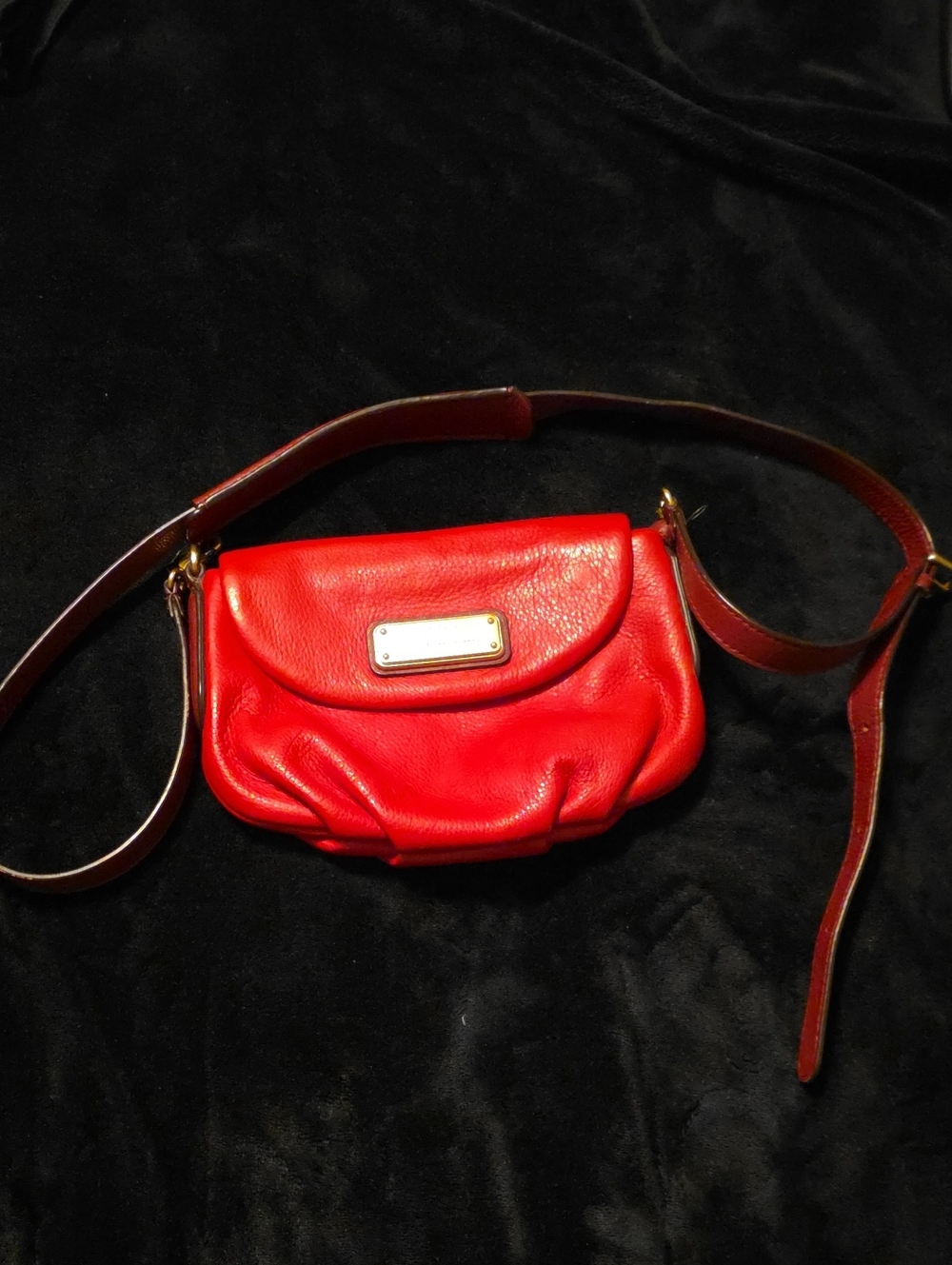 Marc By Marc Jacobs Red Leather Crossbody Bag